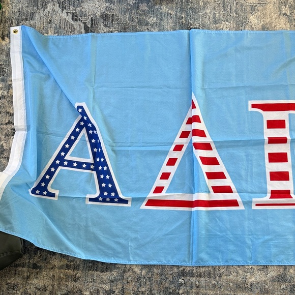 Blue Greek Letter Flag - Picture 2 of 3